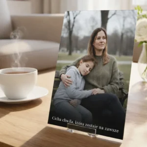 Personalizowana Szklana Karta dla Mamy ze Zdjęciem – Wyjątkowa Pamiątka Pełna Emocji